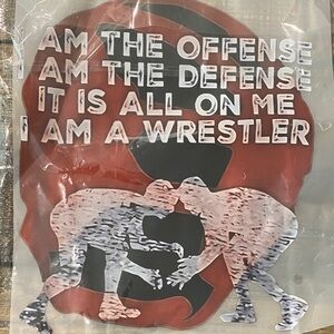 Wrestling IRON ON 11”x9”